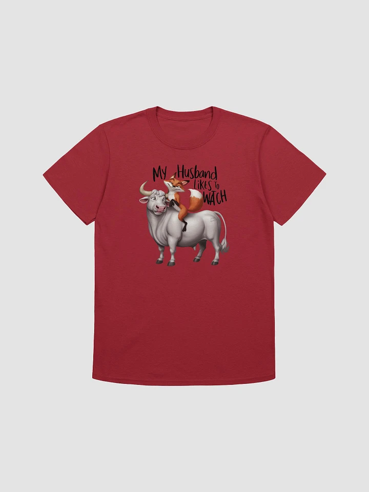 Husband like to watch vixen on a bull shirt product image (3)
