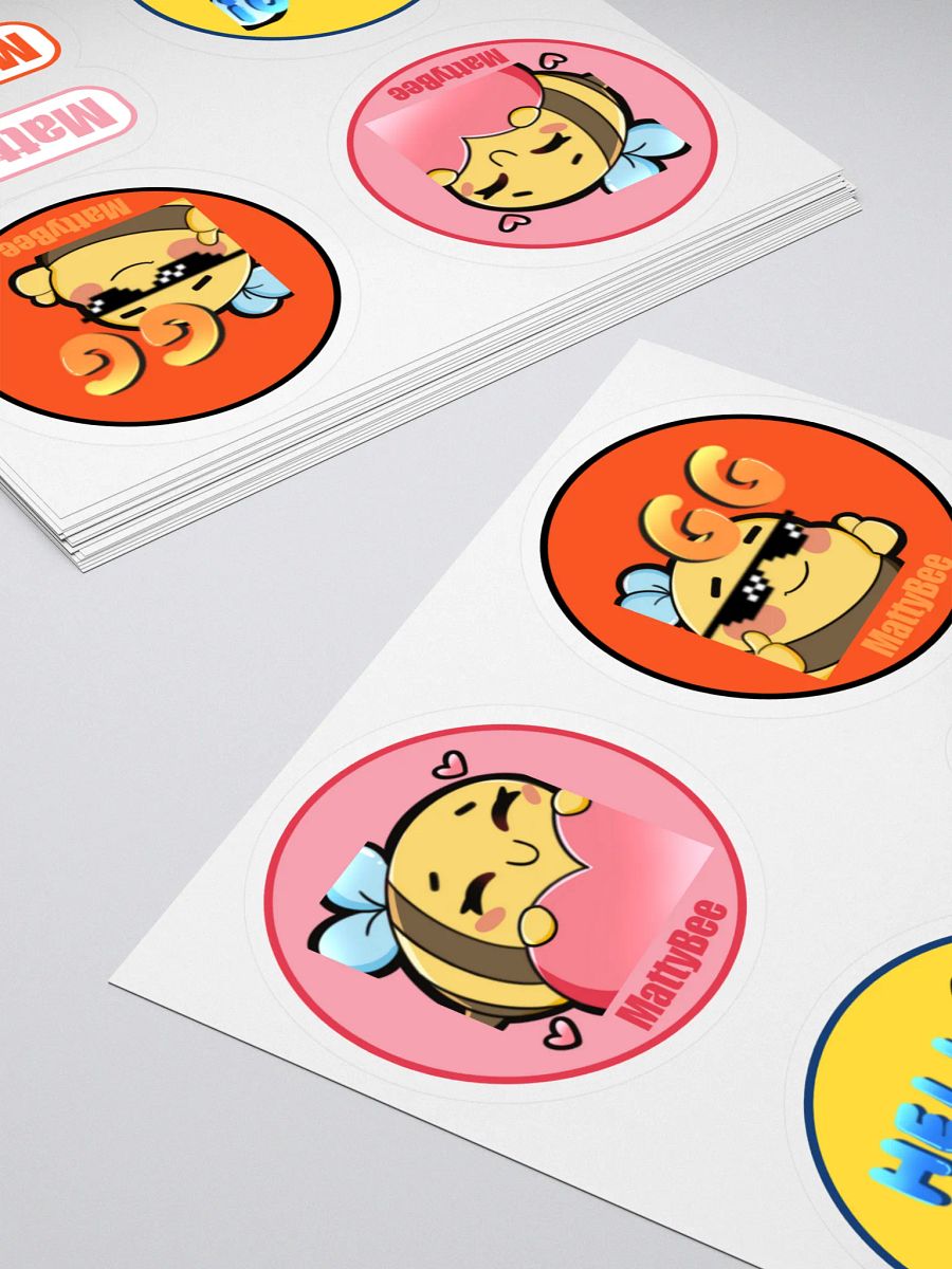 Emote Sticker Sheet #1 product image (4)