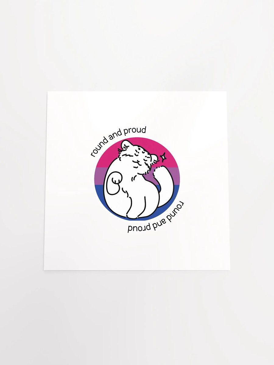 Round and Proud Manul Bisexual Version - Matte Poster product image (4)