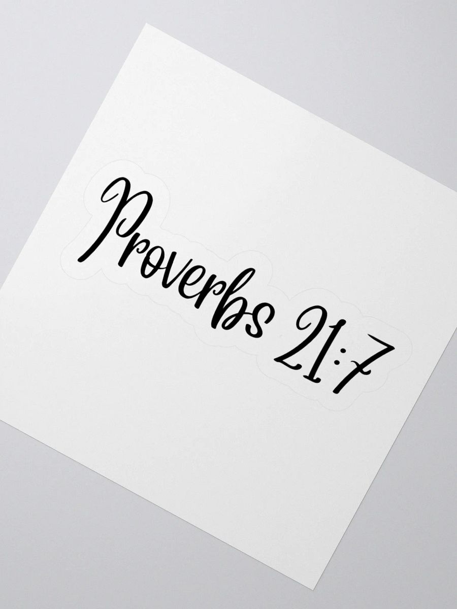 Proverbs 21:7 product image (4)