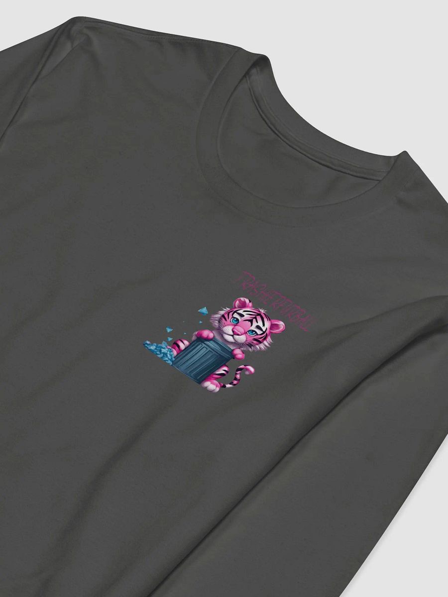 Trashierfurball's Playful Pink Tiger Long Sleeve Shirt product image (3)