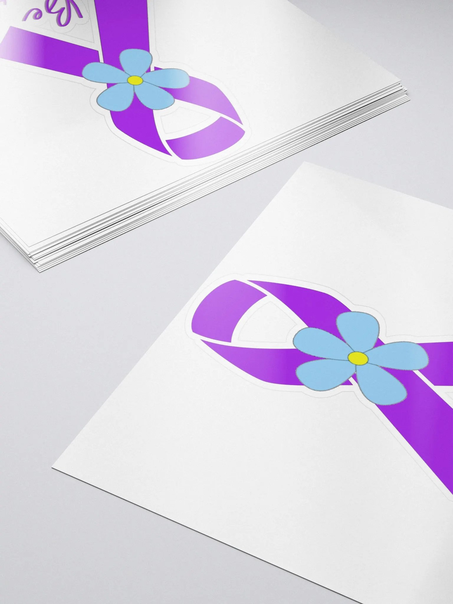 Alzheimers Awareness Kiss Cut Stickers product image (5)