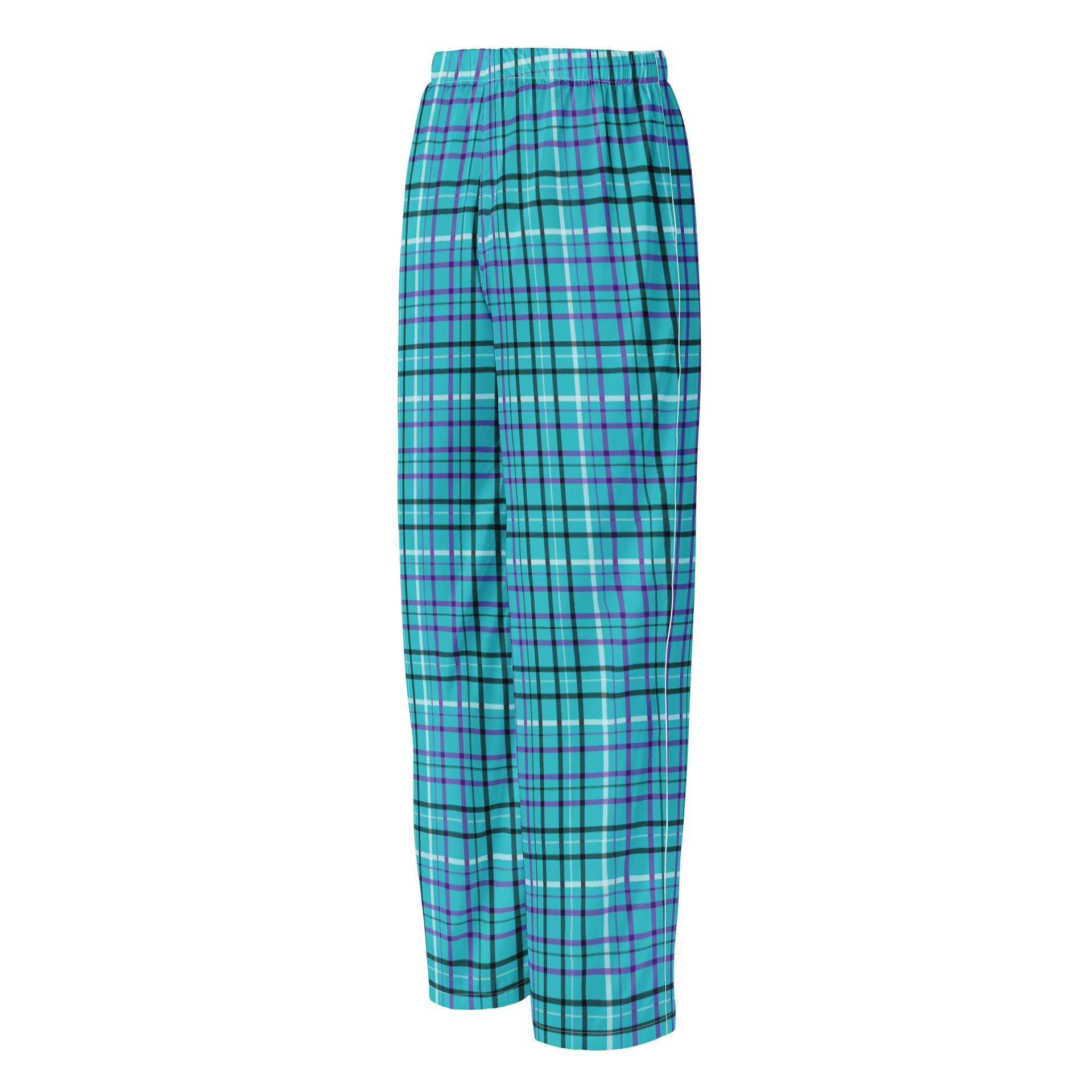 Teal Plaid Pajama Pants product image (2)