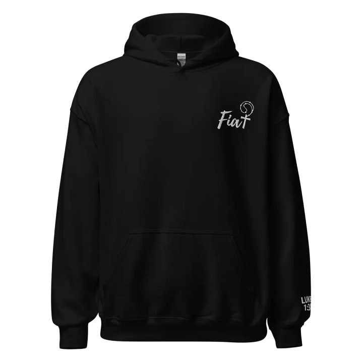 Fiat Rosary Hoodie Left - Embroidery product image (1)