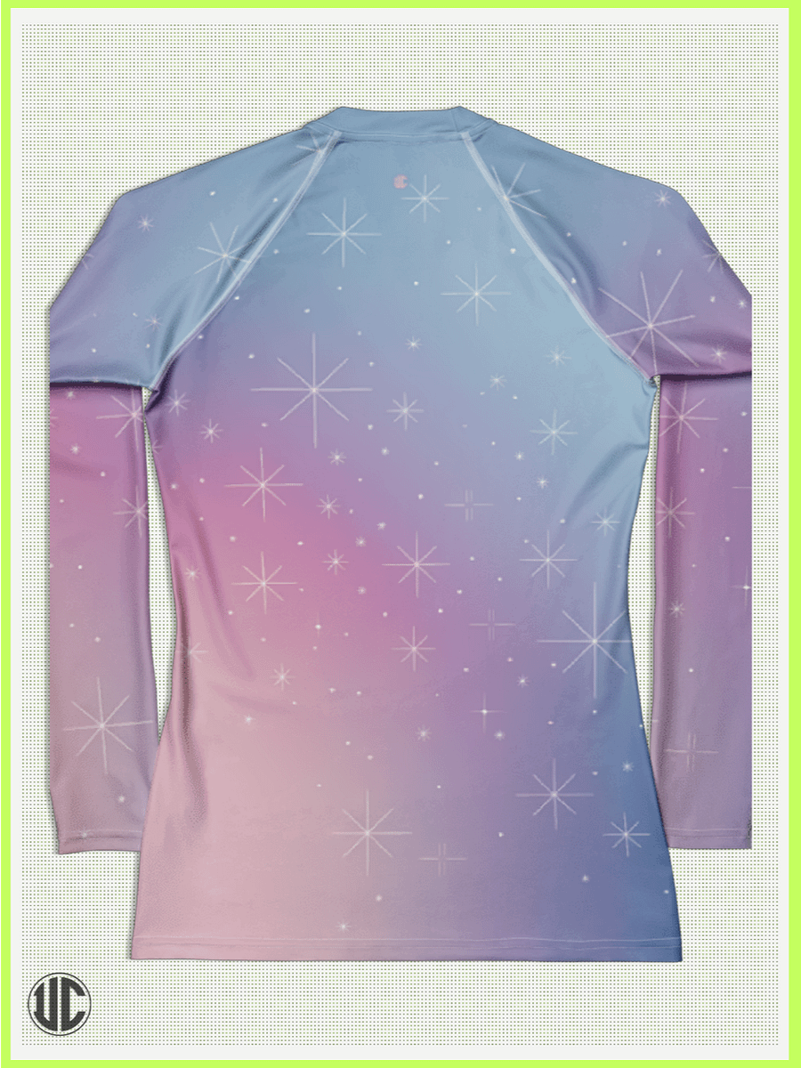 Sunset Constellations – Women’s Rash Guard product image (6)