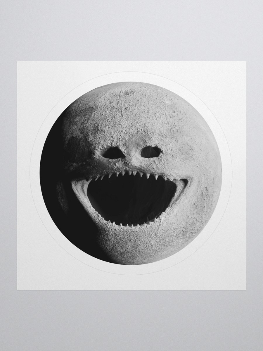 The Moon Woke Up Sticker product image (2)