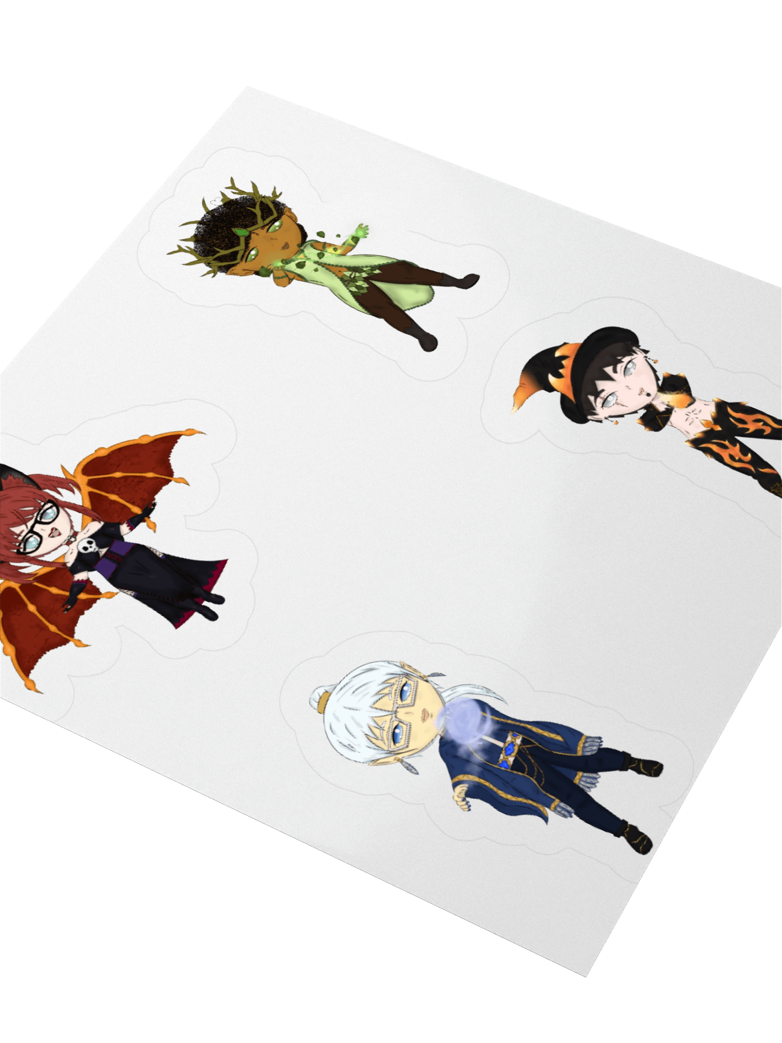 Witch Sticker Set | Choco, Zhen, Haruto, Itachi product image (12)