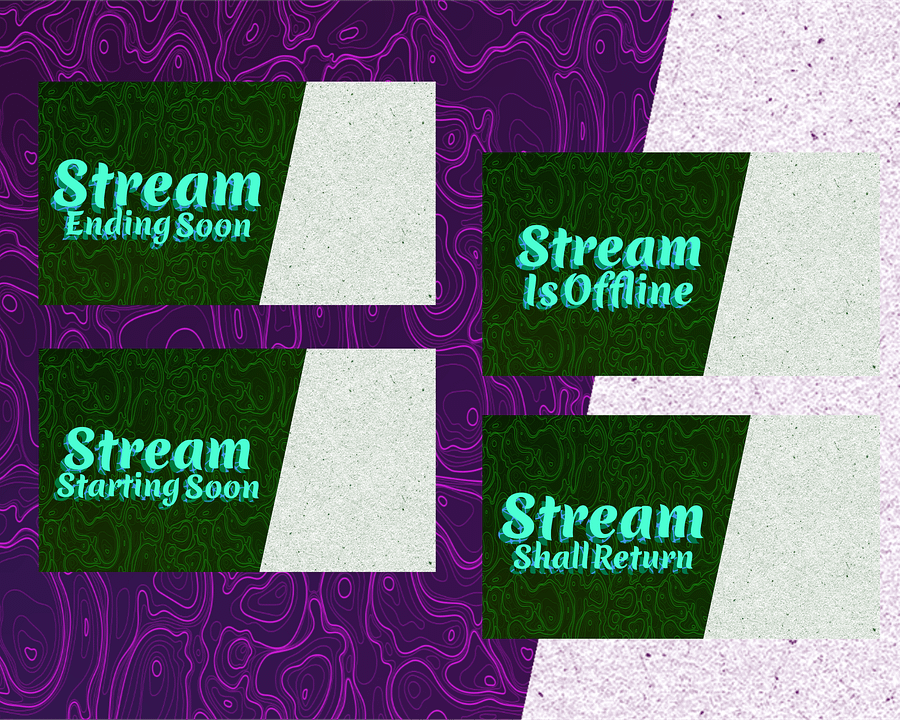 Green wavy split overlay pack product image (1)