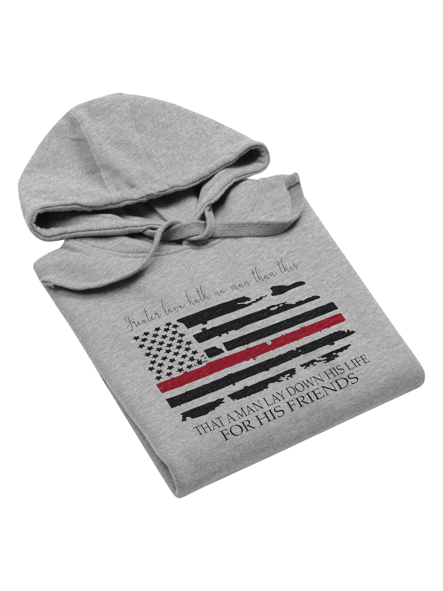 Hero's Tribute Distressed Hoodie product image (23)