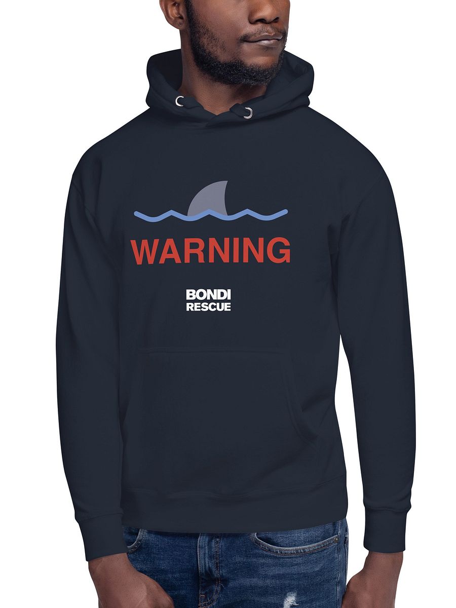 Classic Bondi Rescue Shark Warning Unisex Hoodie product image (19)