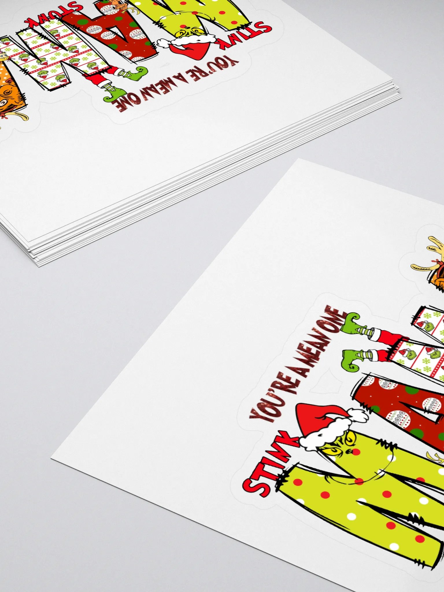 Festive 'MAMA' Kiss Cut Stickers product image (4)