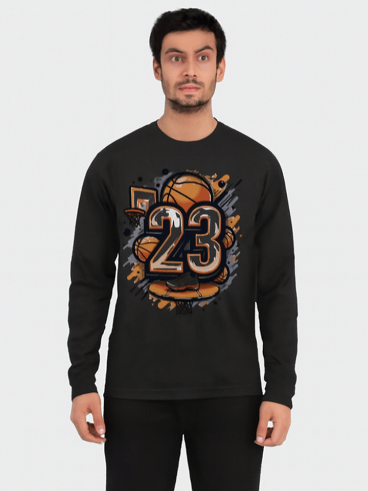 23 Basketball Fever Long Sleeve T-Shirt product image (1)