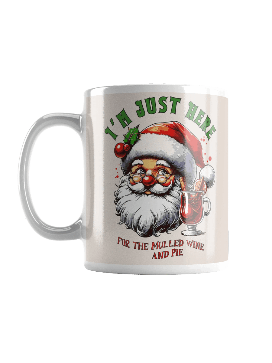 Mulled Wine & Santa Funny Christmas Mug product image (5)