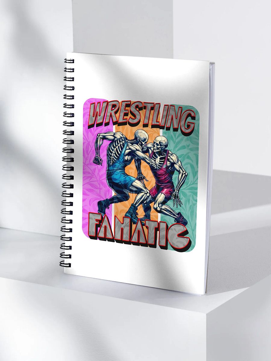 Wrestling Fanatic Skeleton Showdown Spiral Notebook product image (1)