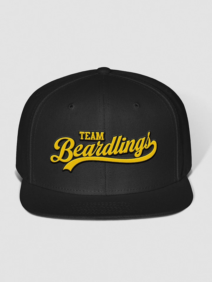 Team Beardlings - GOLD text - Wool Blend Snapback Cap product image (1)