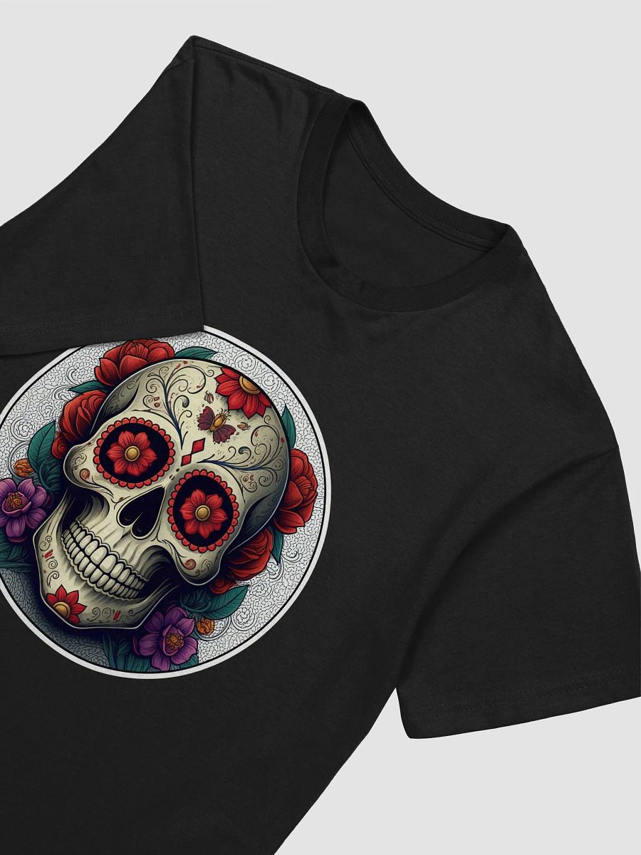 Day of the Dead Floral Skull T-Shirt product image (4)