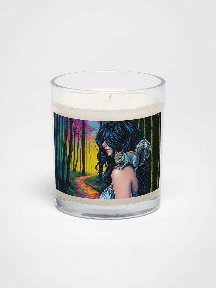 He's a mama'squirrel, Super long and clean burning soy candle, envronmentally friendly product image (1)
