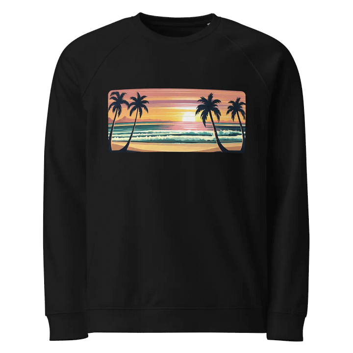 Beach Sunset Raglan Sweatshirt product image (1)