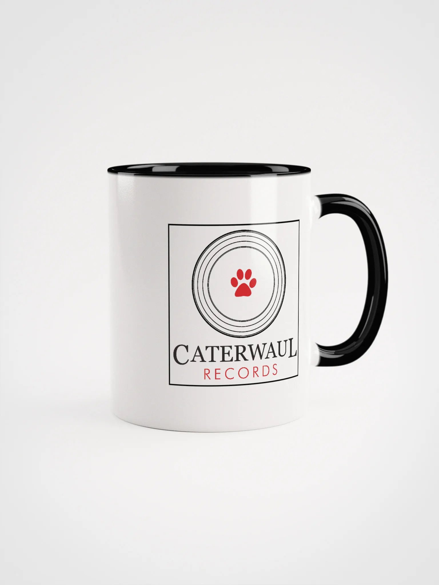 Caterwaul Records mug - Red paw product image (2)