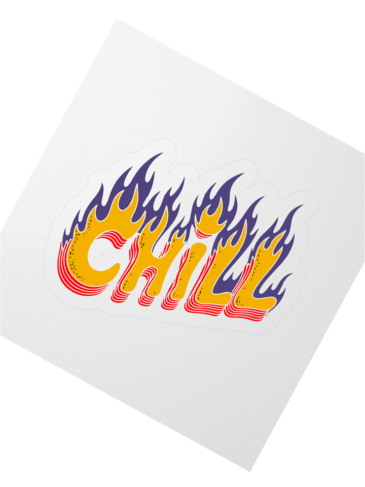 Inferno Vibes Kiss Cut Stickers product image (4)