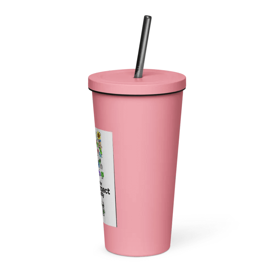 The bftrow poster Insulated Tumbler with a Straw product image (3)