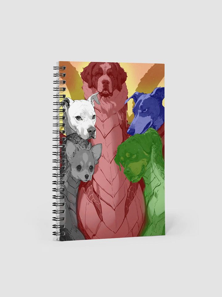 Toby the Mythical Canine Spiral Notebook product image (1)