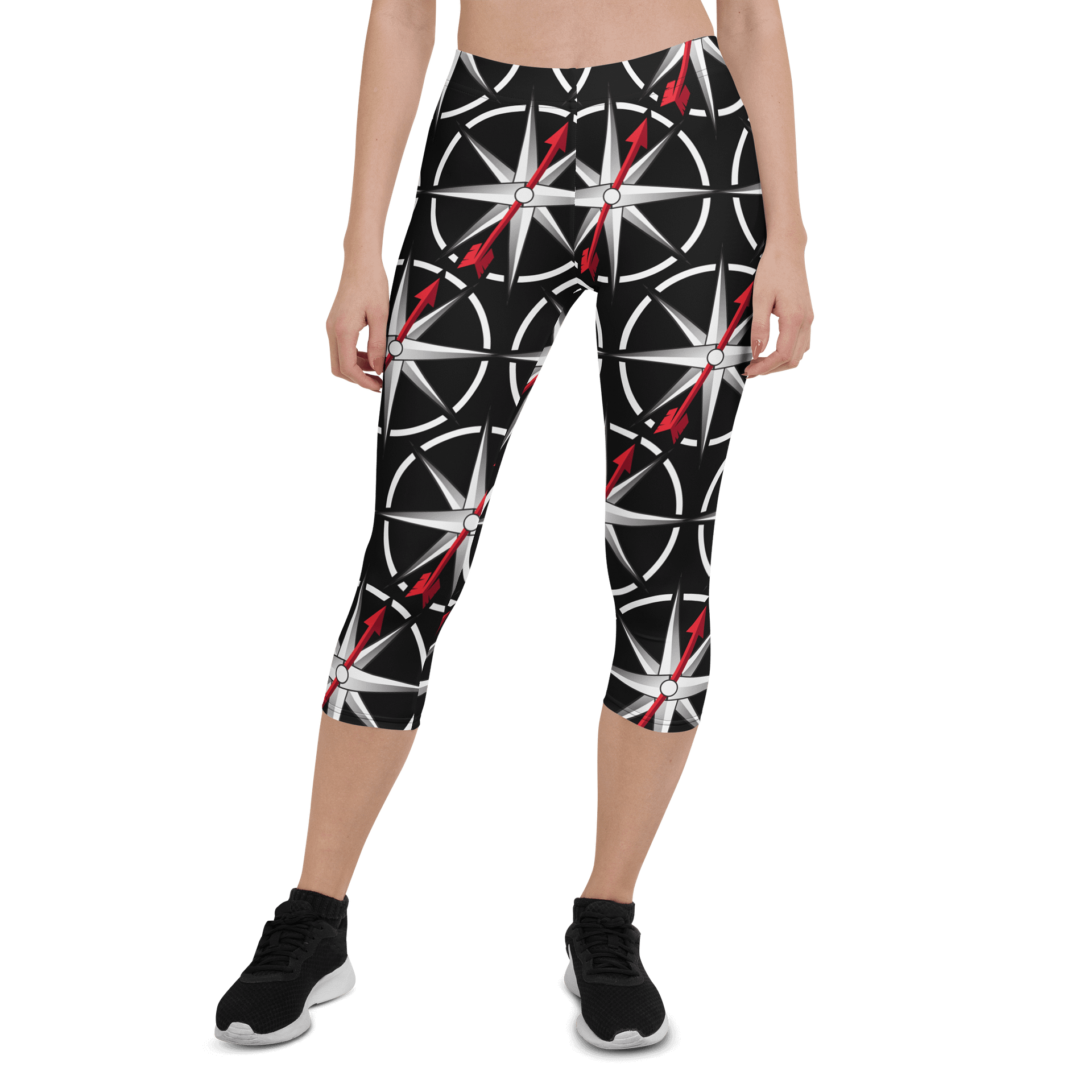 The Compass Trail Capri Leggings – Adventure in Every Step product image (1)