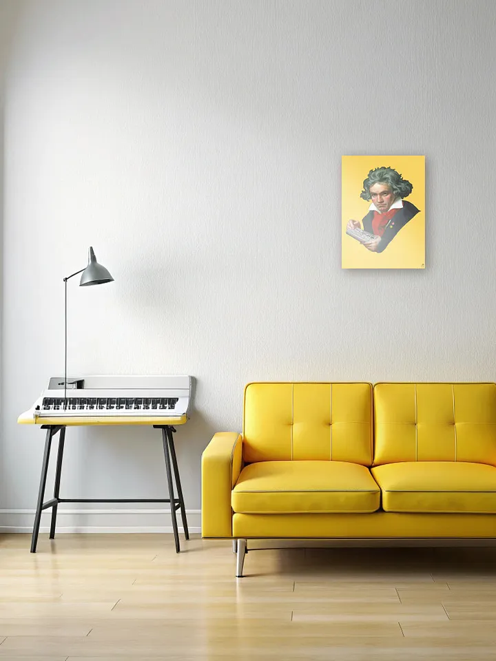 Roland van Beethoven by Frank Fonik, Techno EDM Matte Paper Poster product image (1)