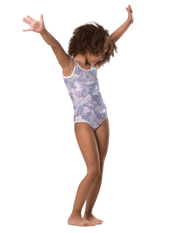 Dreamy Unicorn Delight Kid's Swimsuit product image (3)