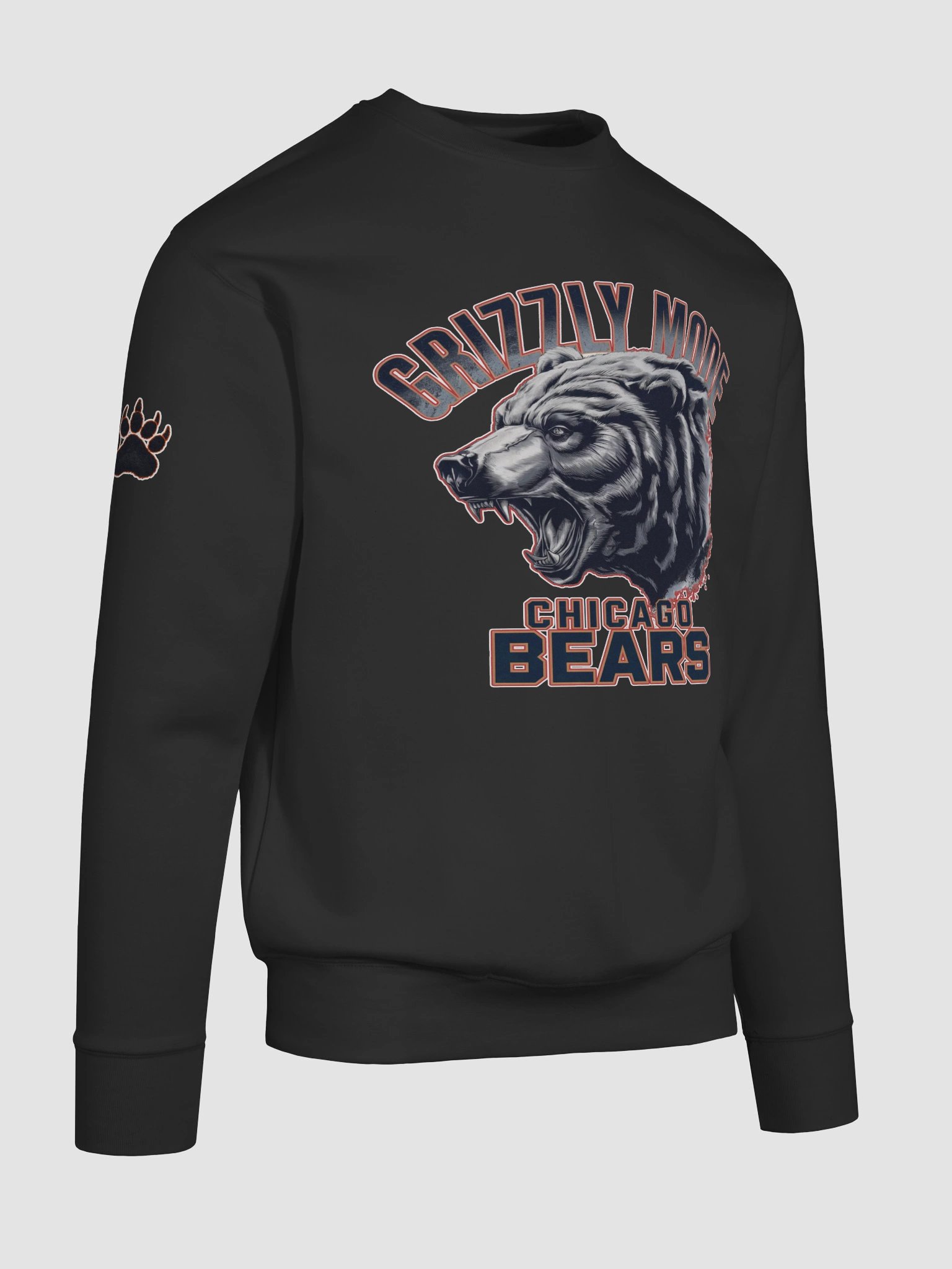 Grizzly Mode Premium Sweatshirt | Chicago Bears | NFL Home Locker product image (10)