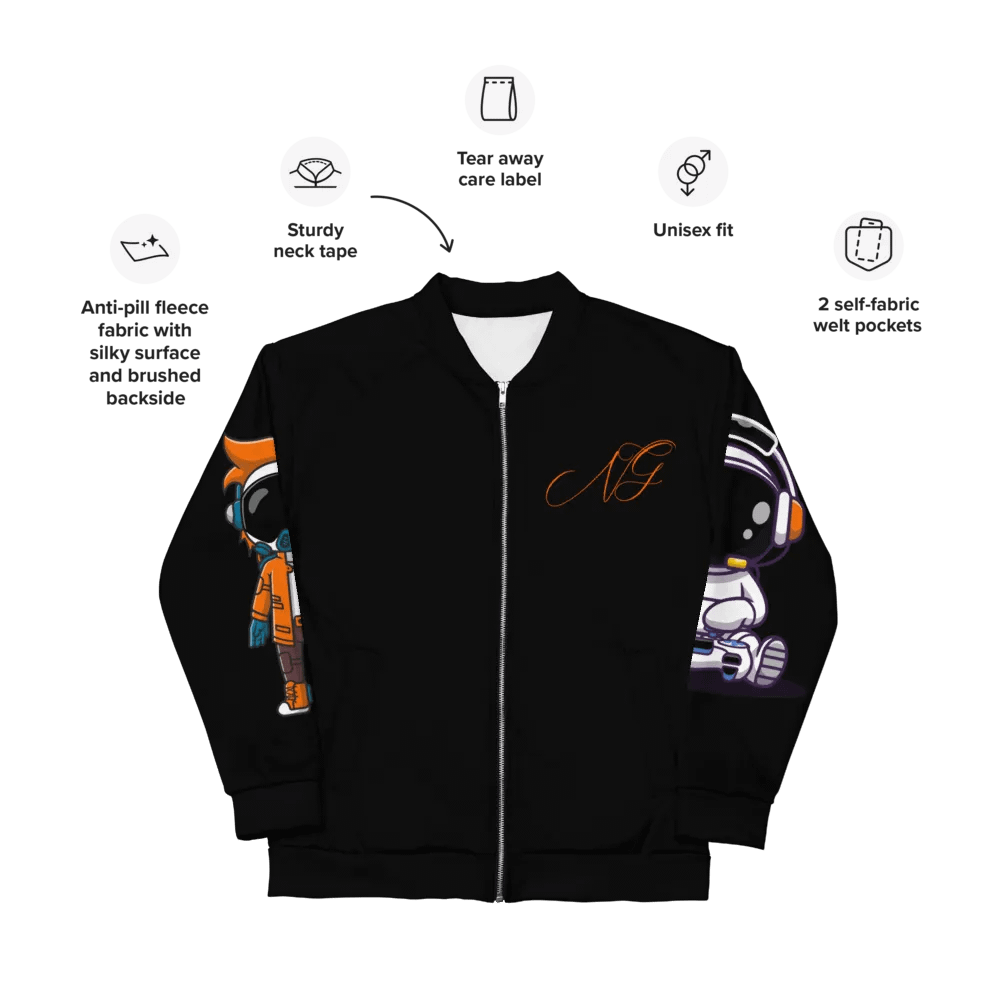 Noobs gaming bomber jacket product image (9)