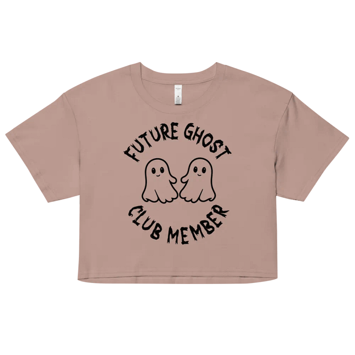 Future Ghost Club Member (Black) Crop Top product image (1)