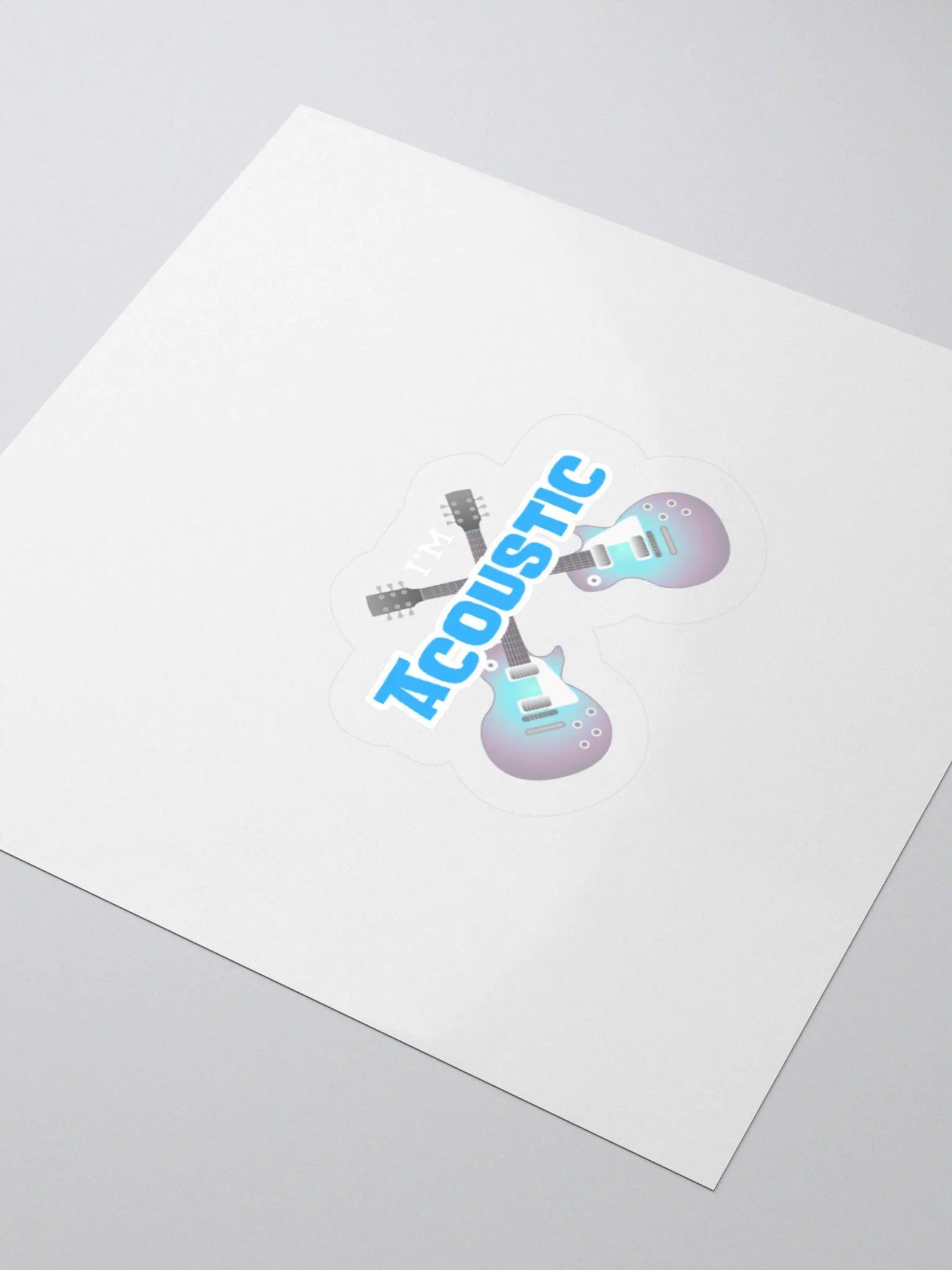 I'm Acoustic Sticker product image (8)