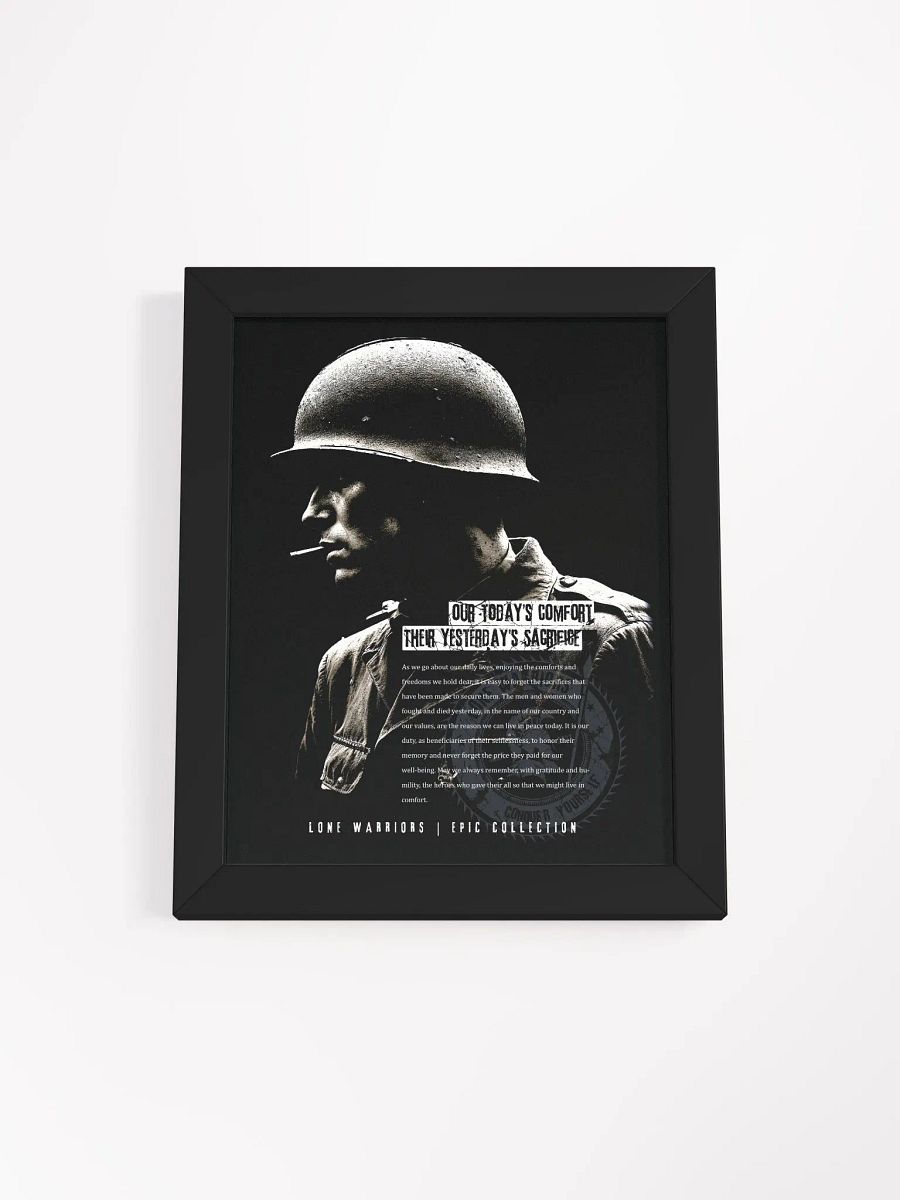Our Today's Comfort - Their Yesterday's Sacrifice product image (1)