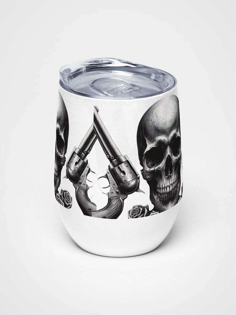 Biomechanical Skull Wine Tumbler product image (5)