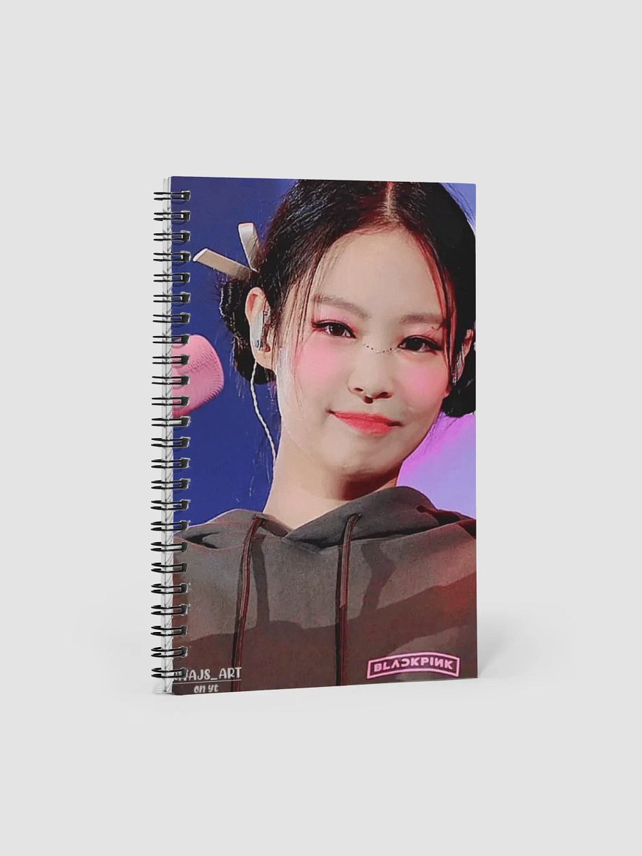 Blackpink jennie Spiral Notebook product image (1)