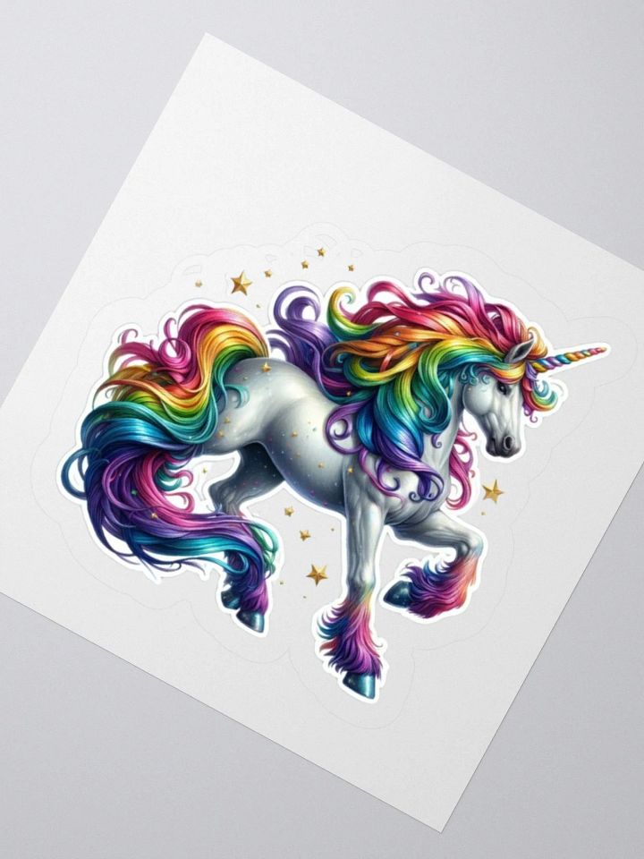 Rainbow unicorn Sticker product image (6)