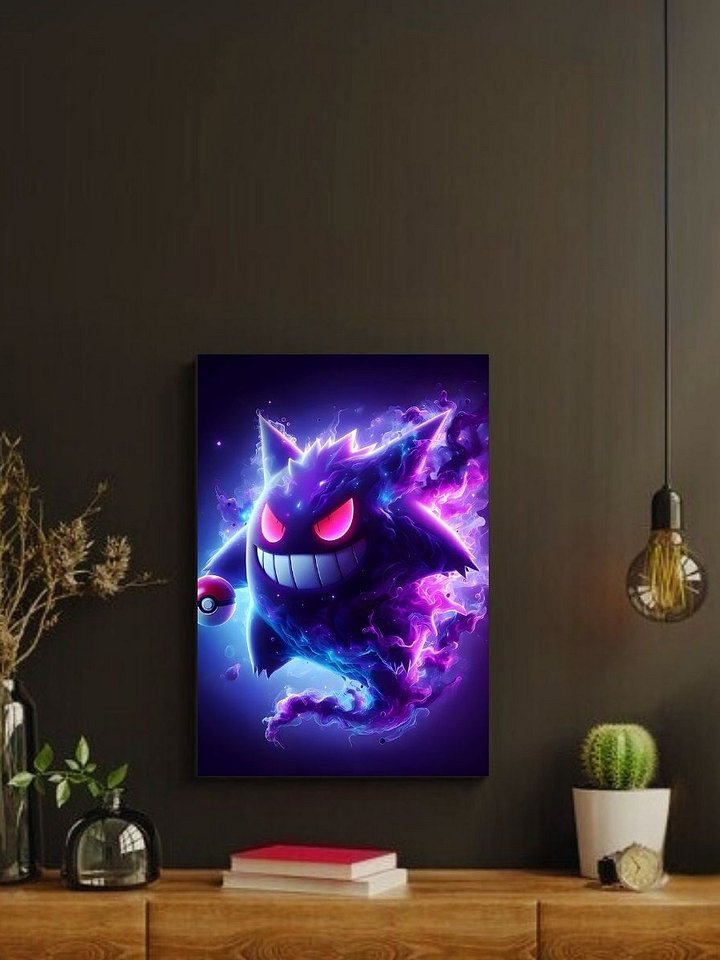 Pokémon – Gengar Phantom Surge – 8x10 Metal Print product image (2)