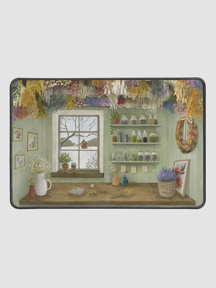Dried Flowers in the Winter Desk Mat product image (1)