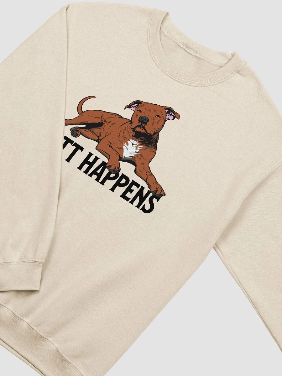 Pitt Happens Sweatshirt of a Pitbull Terrier(Red) | Funny Shirt for Pittie and Staffy Paw-rents product image (21)