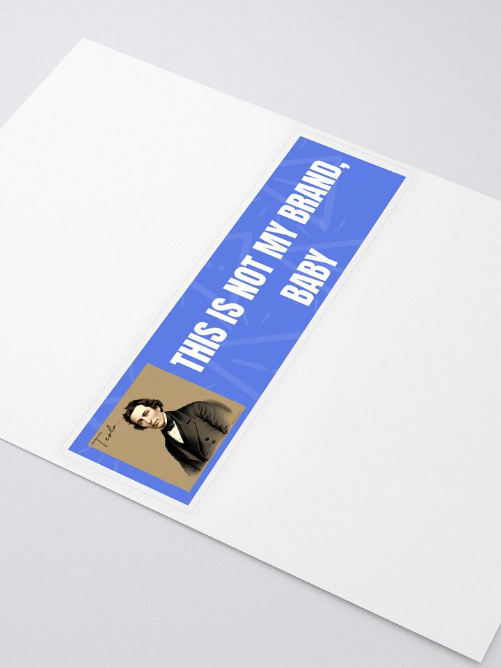 Tesla bumper sticker product image (2)