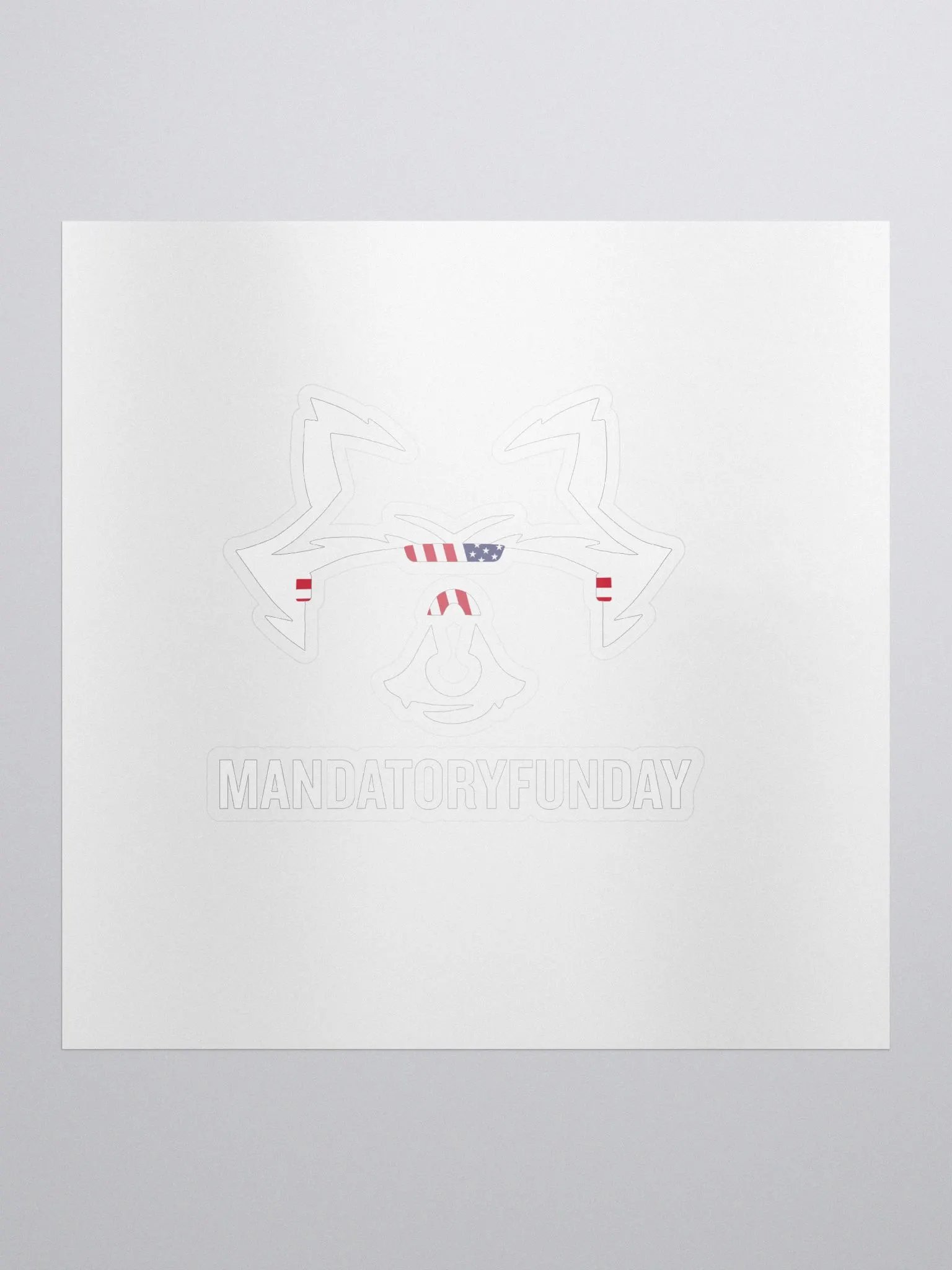 RAHccoon Decal No Background product image (1)