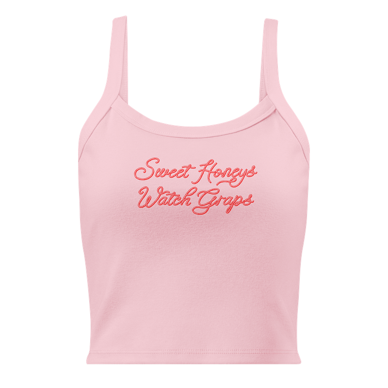 Limited Lasso Edition: Sweet Honeys Watch Graps Micro Rib Tank Top