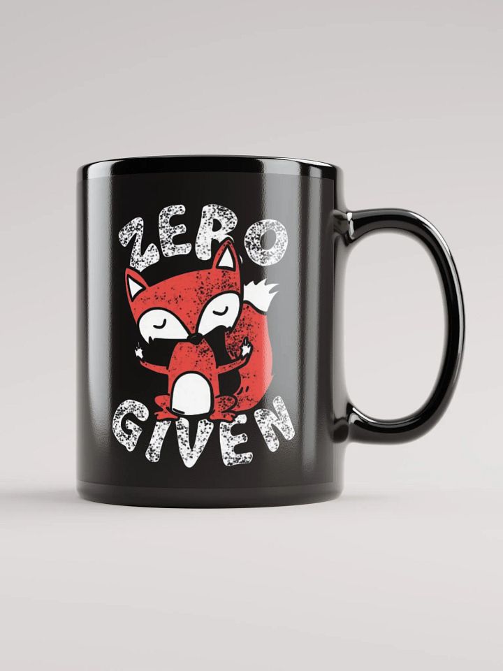 Zero Fox Given Black Glossy Mug (11oz or 15oz) product image (1)