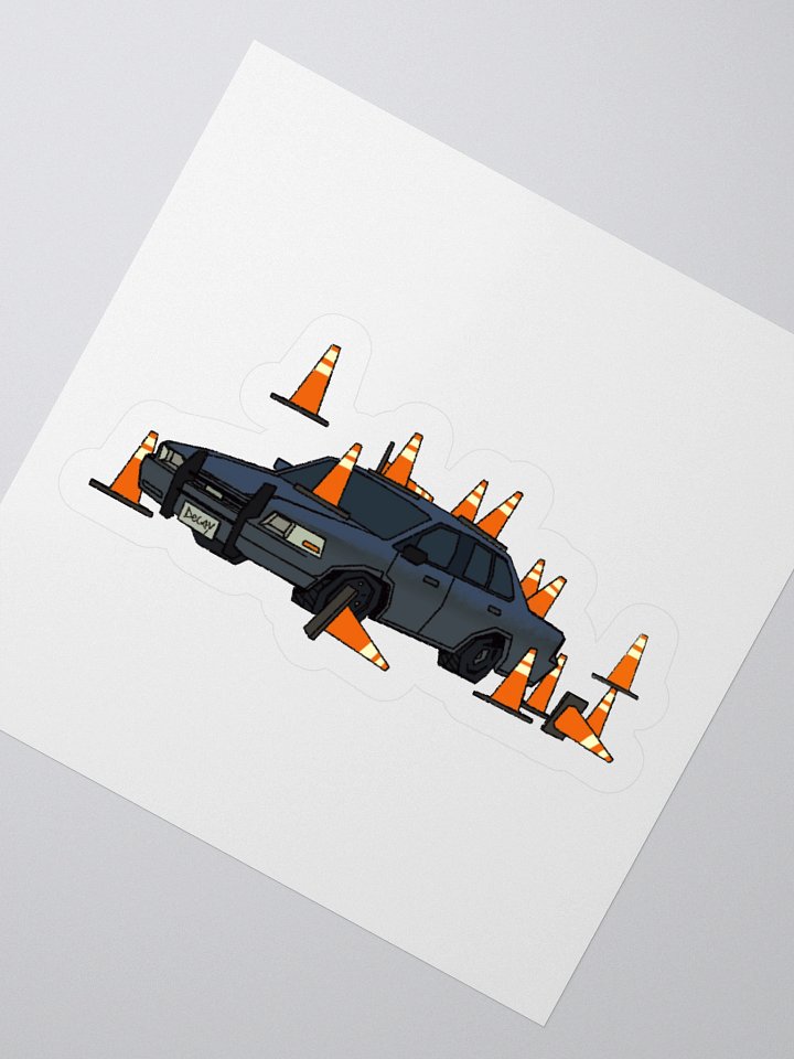 Cone Car Sticker product image (5)