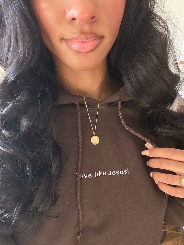 Love Like Jesus Embroidered Unisex Hoodie product image (2)
