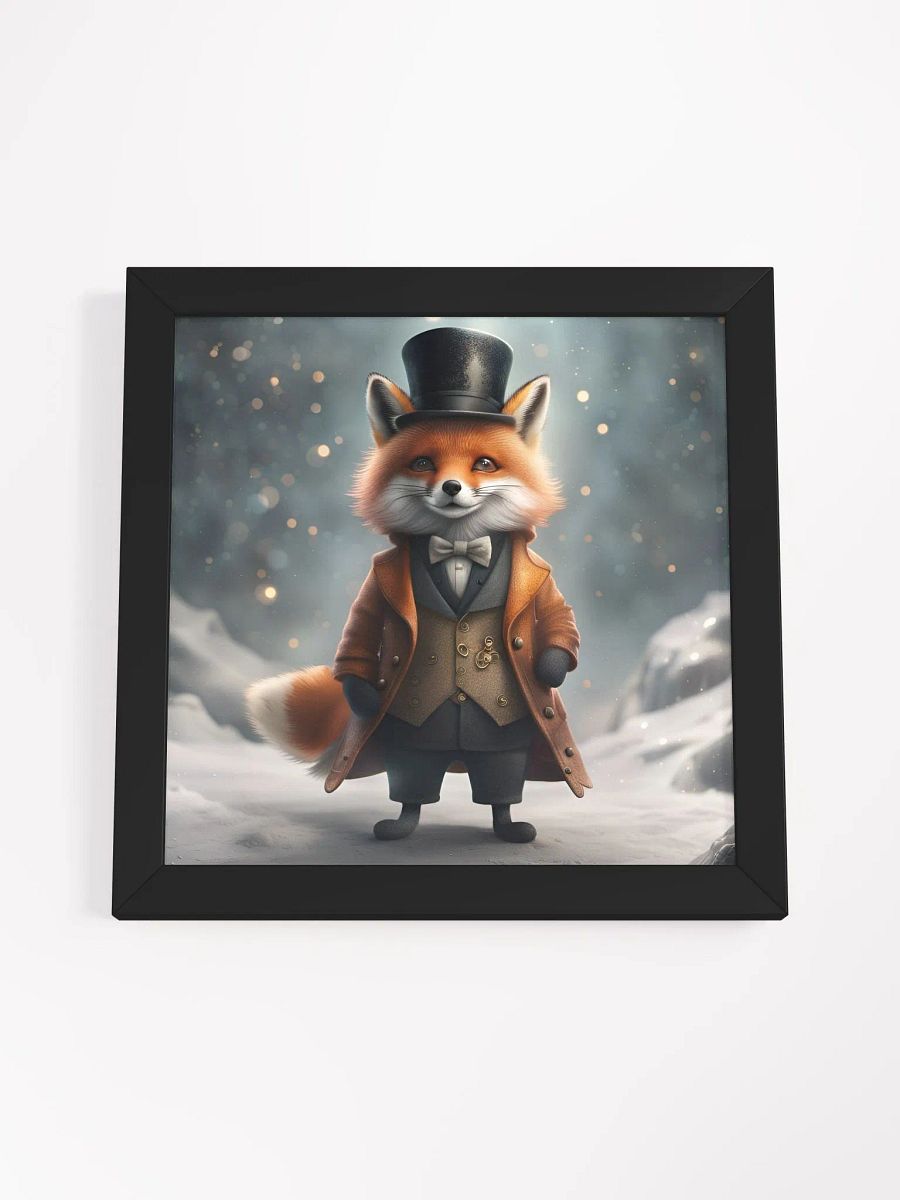 Framed Smart Dressed Fox Poster product image (4)