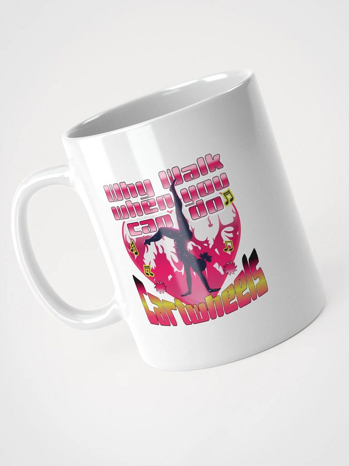 Why Walk When You Can Do Cartwheel Heartbeat Mug product image (2)