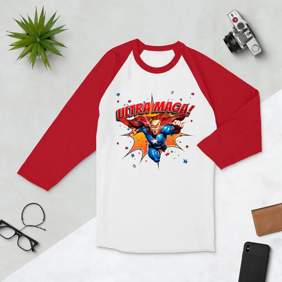 Ultra MAGA! - Unisex Jersey Raglan Tee product image (5)