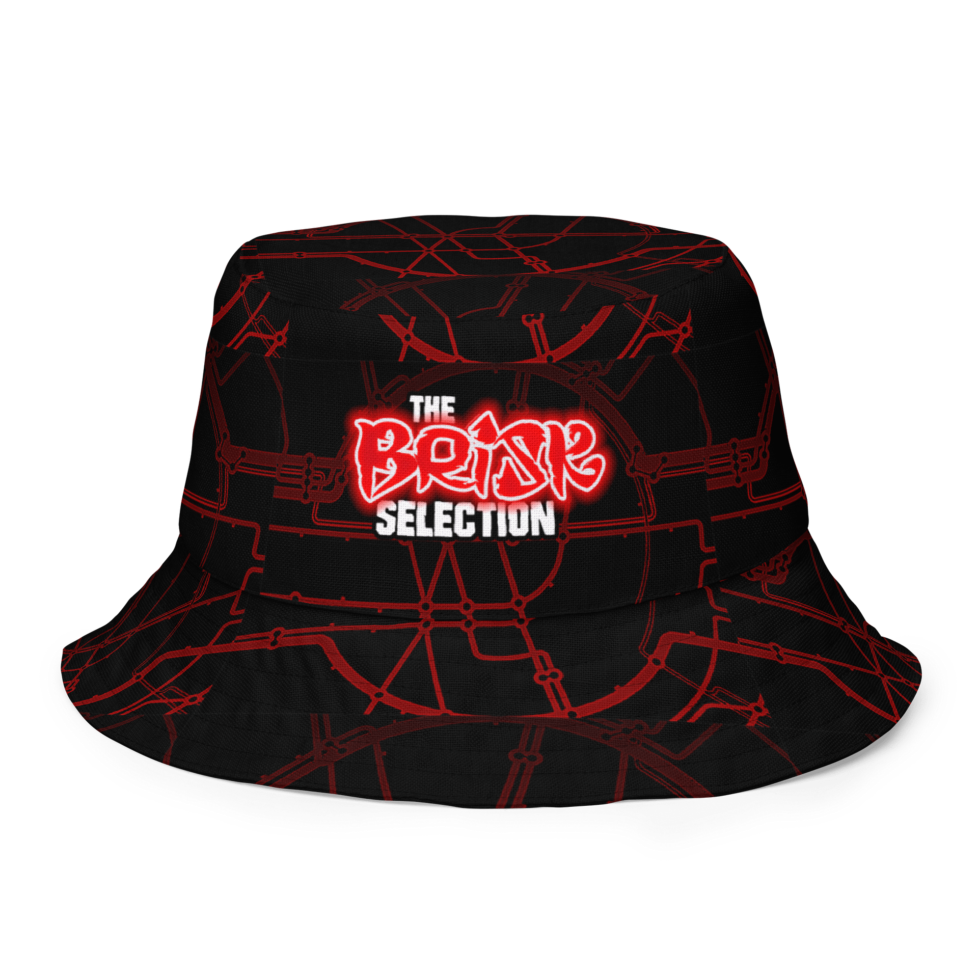 The Brisk Selection Bucket Hat Neon Red Logo product image (2)